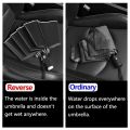 Fully Automatic Reverse Folding Umbrella With LED Flashlight 10Ribs Windproof Reflective Stripe UV Umbrellas For Sun Or Rain Day.