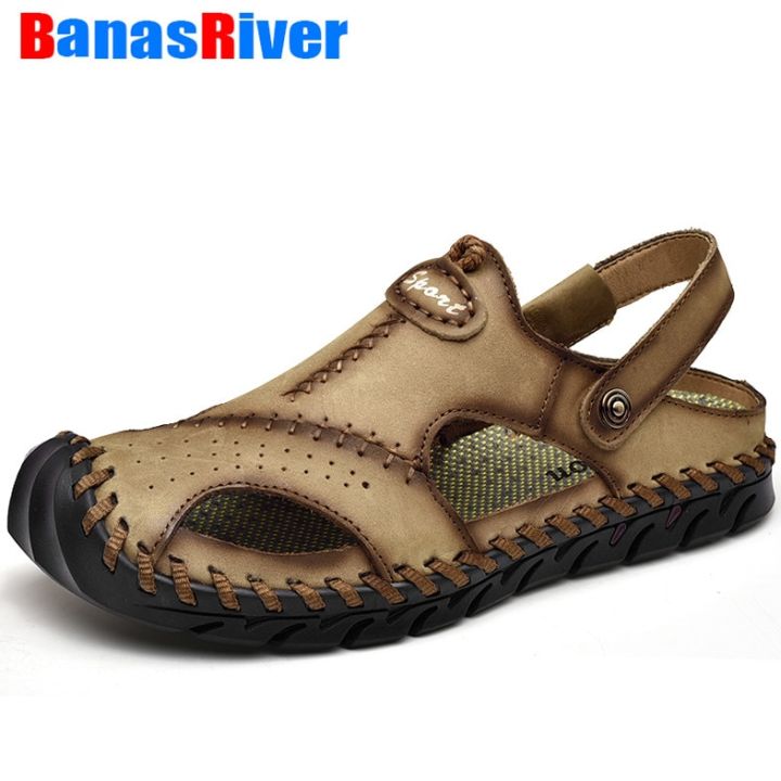 Sandals%20Men%20Leather%20Luxury%20Summer%20Beach%20Classic%20Hollow%20Breathable%20Soft%20Comfortable%20Slippers%20High%20Quality%20Big%20Size%20Roman%20Shoes%20-%20Image%203