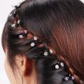 6/12pcs Crystal Rhinestone Flower Hair Claws Clamps Hairgrip Accessories Hairpins Hair Clips Jewelry for Women Bridal Kids Girl. 
