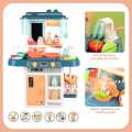 42 Pcs Spraying Mist Kitchen Set with Light -Sound-Steam-Water, for Children.