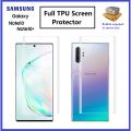 Samsung Galaxy Note 10 / Note 10 Plus Front Back Full Cover 3D Hydrogel Screen Protector. 