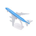 20CM Netherlands KLM Airlines 747-400 Airways Diecast Airplane Model Alloy Metal Air Plane Model Landing Gears Aircraft Toys. 