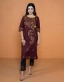 Puja special kurti for women's by Stone Rose - 18531K. 