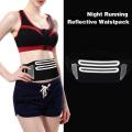 Slimline Running Belt Sweat-proof Waist Bag Ultra-thin Voltage Pocket Elastic Lycra Pocket Invisible Fitness Belt. 
