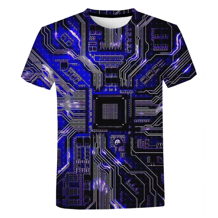 CPU%20electronic%20chip%20circuit%20board%203D%20printed%20T-shirt%20men%20women%202021%20New%20Fashion%20casual%20short%20sleeve%20Harajuku%20streetwear%20tops%20-%20Image%204