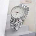Stainless Steel Female Clock Ladies Fashion Casual Quartz Watch Women Watches-3221 by Top 10 Mart. 
