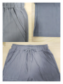 Women's Pants New In Korean Fashion Commuter High Waist Women Clothes Cotton Lace-up Pencil Wide Trousers Streetwear Black Pants.