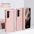 【Emotion HENG】Applicable to Samsung ZFold5 Three-Piece Set Phone Case All-Inclusive Hinge Macaron Protective Cover Liquid Skin Feeling Shell.