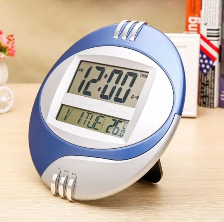 Multifunction Digital Wall And Table Clock,Calendar Temperature Alarm Stylish Modern