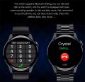LIGE BW0256 New Bluetooth Call Smart Watch Men Full Touch Sport Fitness Watches Heart Rate Steel Band Smartwatch Android iOS with extra Silicon strap. 