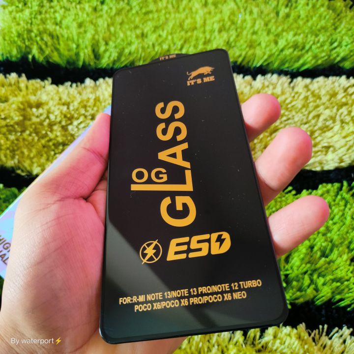 For Redmi Note 12 Turbo / Poco X6 / Poco X6 Pro / Poco X6 Neo Screen Protector Glass Premium Smoth Touch Respons Full Curved Display Gorila Glass Redmi Note12Turbo / PocoX6 / PocoX6Pro / PocoX6Neo Tempered Gorial Glass Screen Protecor