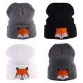 Cute Cartoon Fox Printed Knitted Winter Hats For Kids Soft Warm Caps Beanies Girls Boys UniChildren's Hat Bonnet Gift gorro. 