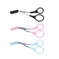 OMQAIO 3PCS Beauty Makeup Grooming Eyebrow Eye Cosmetic Tool Eyebrow Trimmer Hair Remover Comb Eyelash Hair Clips.