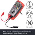 UA6013L Non-Auto Range Digital LC.D Capacitor Capacitance Test Tester Meter -Grey+Red.