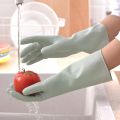 Household Dishwashing Gloves Men's and Women's Waterproof Extra Thick Durable Seasons Kitchen Laundry Rubber Thin Milk Cleaning.