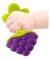 Teething Baby Toy Silicone Teether Chewable Teething Toy Fruit-shaped Teether BPA-Free Teething Toy Newborn Teething Accessory Soothing Baby Teether Safe Teething Toy Infant Sucking Chew Toy Baby. 