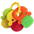 3pcs set Baby Pineapple Teeth Gel Bright Color Fruit Silicone head Teether CN.