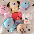 【Atoztide Store】summerflowers 12cm/20cm KPOP BT21 BTS Plush Cartoon Tata Cooky Chimmy Koya Shooky Mang RJ.