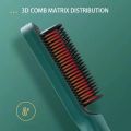 Electric Hot Comb Multifunctional Straight Hair Straightener Comb Negative Ion Anti Scalding Styling Tool Straightening Brush. 