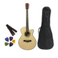 Matte Natural Acoustic Guitar - 2024 Edition. 