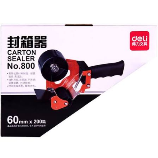 Deli E800 Professional Masking Tape Dispenser for Office and Craft, High-Quality Tape Sealer