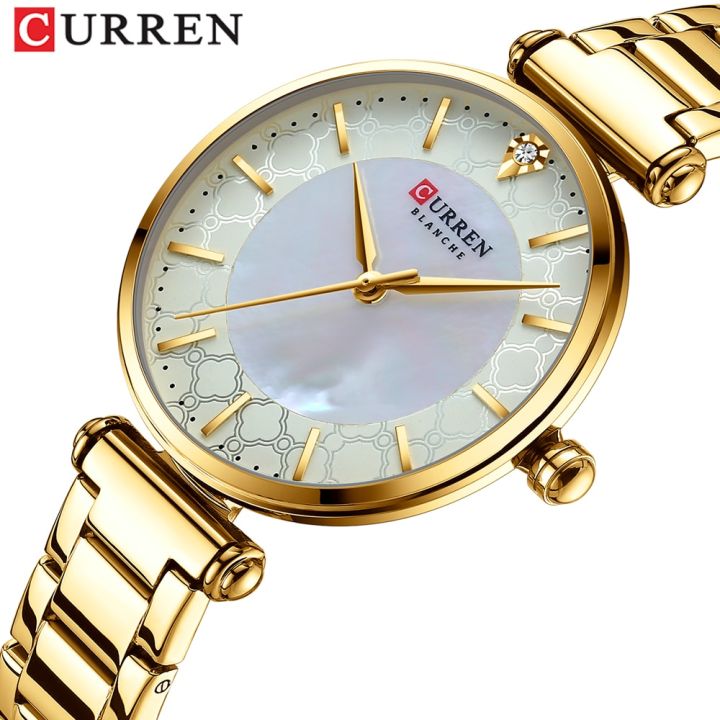 CURREN%209072%20Watches%20for%20Women%20Luxury%20Brand%20CURREN%20Elegant%20Thin%20Quartz%20Wristwatch%20-%20Golden%20White%20-%20Image%205