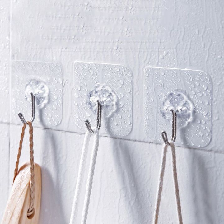 10%20PCs%20Strong%20Transparent%20Suction%20Cup%20Sucker%20Wall%20Hooks%20Hanger%20for%20Kitchen%20Bathroom%20Holder%20Accessories%20-%20Image%204