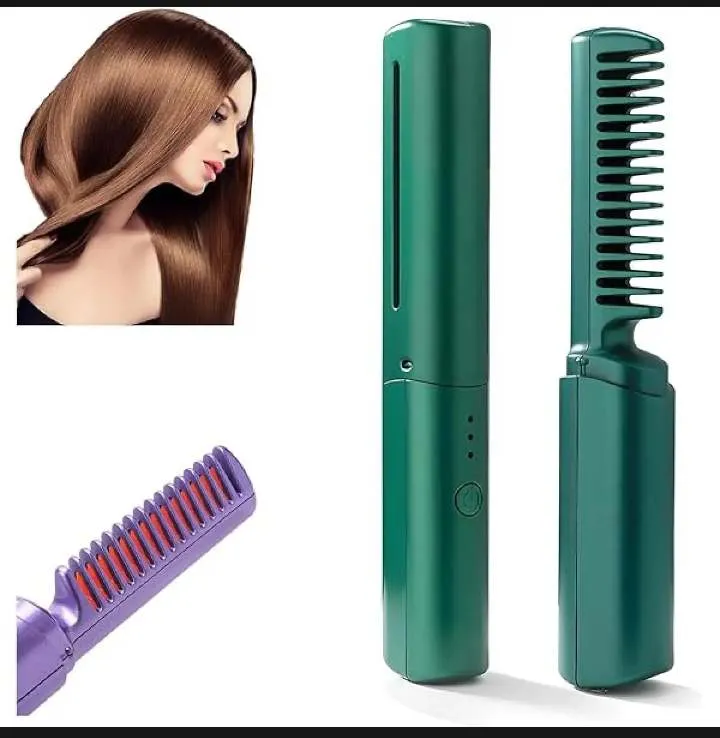 Rechargeable Mini Hair Straightener, Portable Usb Mini Cordless