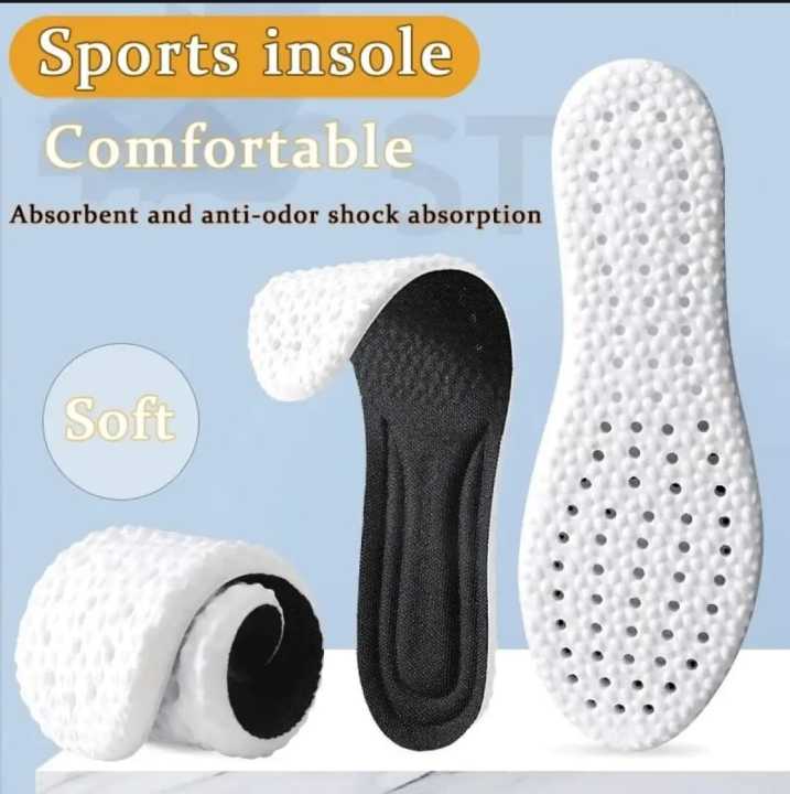 Massage Pads Sweat-absorbent Sports Insoles for Walking Running Sports Long Standing