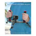 Diving Tray Video Triangle Stabilizer Gimbal Tripod Three-Legged Pan/Tilt Bracket Aluminum Alloy SLR Camera Underwater Photography Light Stand Base.