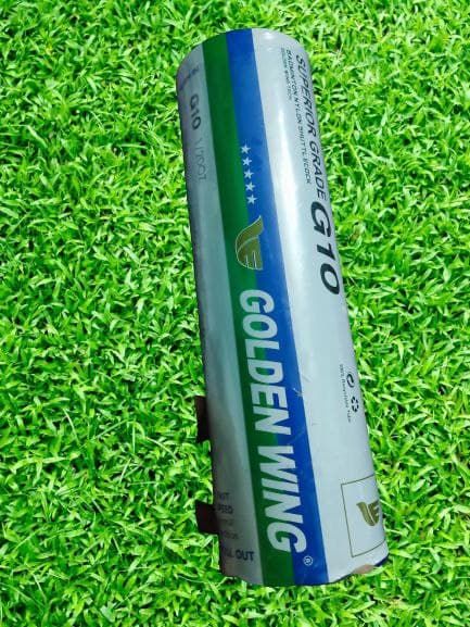 Golden%20Wing%20Superior%20Grade%20Badminton%20Nylon%20Shuttle%20Cock%20Racket%20Feathers%206pcs/%20plastic%20feather/%20plastic%20cork%20green%20-%20Image%203