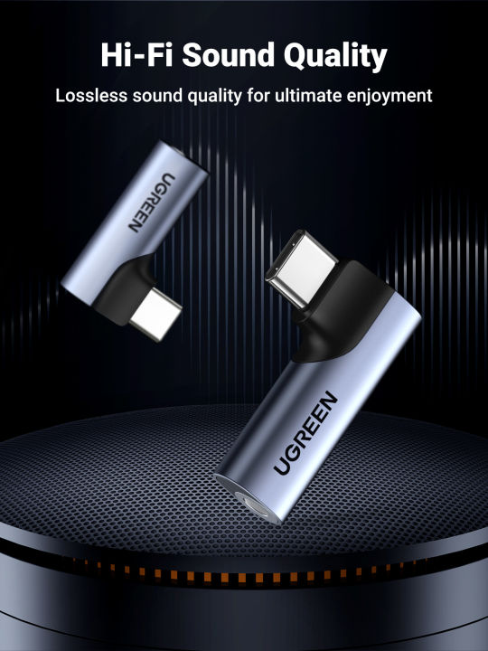 UGREEN%20USB%20C%20to%203.5mm%20Headphone%20Adapter,%20Type%20C%20Dongle%20Audio%20Jack%20Converter%20with%20DAC%20Chip%20Compatible%20for%20Galaxy%20Note20%20Ultra/Note20/S20/Note10/S10,%20Pixel%204%203%202%20XL,%20iPad%20Pro%202020/2018,%20OnePlus%20and%20More%20-%20Image%206