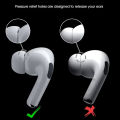 For Airpods Pro 1/2 Gen Soft Silicone Ear Tips Protective Earbuds Cover Ear-pads for Air Pods Pro 2 Earcap Earphone Accessories.