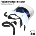 Facial Interface Bracket-1 * Removable VR Facial Interface Frame
1 * PU foam pad
1 * Anti-Leakage Nose Pad
1 * Protective Lens Cover
2 * Controller rocker cap-black. 