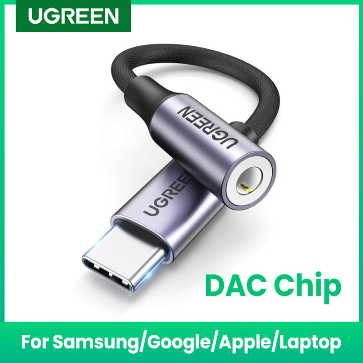 UGREEN%20USB%20C%20to%203.5mm%20Headphone%20Adapter,%20Type%20C%20Dongle%20Audio%20Jack%20Converter%20with%20DAC%20Chip%20Compatible%20for%20Galaxy%20Note20%20Ultra/Note20/S20/Note10/S10,%20Pixel%204%203%202%20XL,%20iPad%20Pro%202020/2018,%20OnePlus%20and%20More%20-%20Image%209