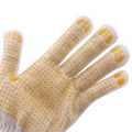 Full Finger Dotted Cotton Knitted Gloves Work Durable Anti-Slip And Anti-Cut Working Safety Hand Gloves. 