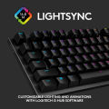 Logitech G512 CARBON RGB Mechanical Gaming Keyboard, GX Blue, USB Passthrough. 