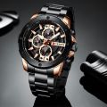CURREN Luxury Quartz Wristwatch Men Sport Watches 8336 Stainless Steel Band Chronograph Clock Male Waterproof. 