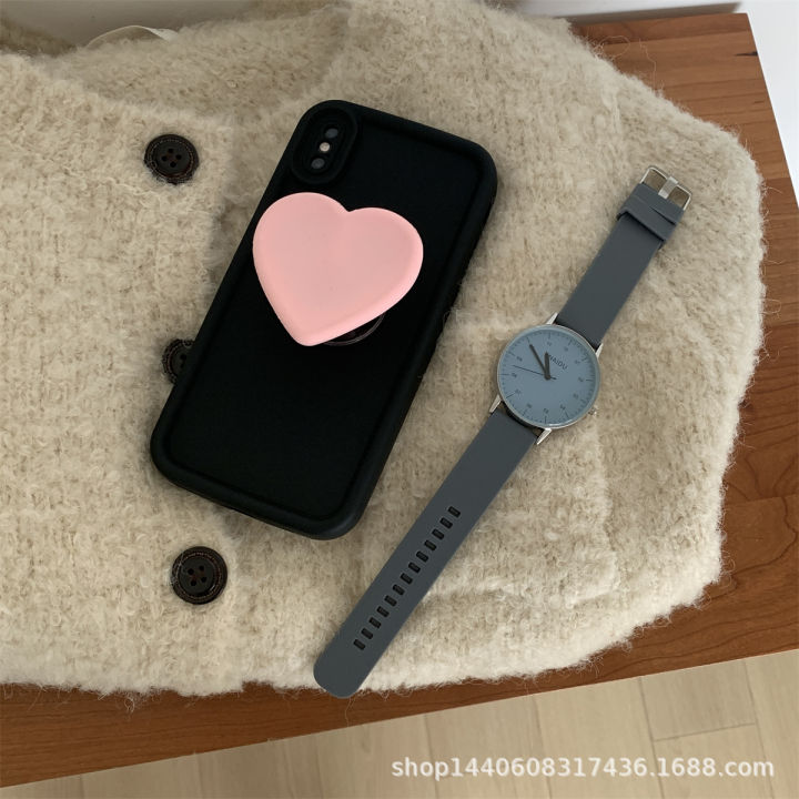 NAIDU%20Niche%20Color-block%20Disc%20Silicone%20Band%20Watch%20Women's%20Student%20Simple%20Small%20Fresh%20and%20Casual%20Mori%20College%20Style%20-%20Image%207