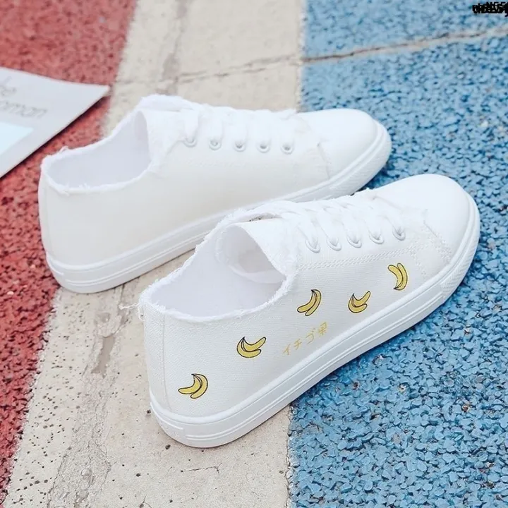 New%20Korean%20Style%20Women's%20White%20Shoes%20%EF%B9%A4%20Flat%20Bottom%20*%20Lazy%20People%20without%20Students%20%EF%B8%B8%20Canvas%20Shoes%20%EF%B9%95%EF%B9%82%20Spring%20and%20Summer%20#%EF%B9%8F%20Half%20Back%20Slip-on%20%C2%B7%20-%20Image%202