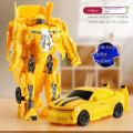 Kid Puzzle Toy Deformation Car Action Figure Model One Step Deformation Robot Transformation Car Toy Anime Robot Model.