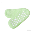Spa Gel Socks for Dry Feet – Soft Silicone Heel Protector & Callus Remover. 