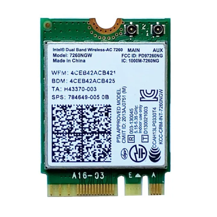 Intel%207260%20ngw%201200Mbps%20Bluetooth%204.2%20WiFi%20Wireless%20Network%20Card%20NGFF%20M.2%20Wifi%20Dongle%20802.11AC%20Dual%20Band%202.4G%205G%20For%20Laptop%20Intel%207260%207260NGW%20-%20Image%204
