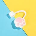 YANL MALL 1pcs Creative Reusable Airtight Straw Tips Drinking Dust Cap Cartoon Plugs Cover Silicone Straw Plug Cup Accessories. 