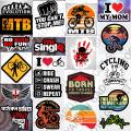 20pcs for Vinyl Decals Stickers Bike Frame Cycle Cycling Bicycle Mtb Road. 