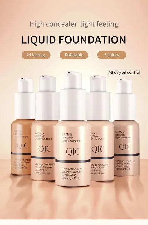 QIC%20Soft%20Matte%20JEWEL%20LIGHL%20Liquid%20Foundation%20Brightens%20Moisturizes%20and%20Controls%20Oil%20Fit%20Wheat%20Makeup%20BB%20Cream%20Concealer%20Cream%20-%20Image%206