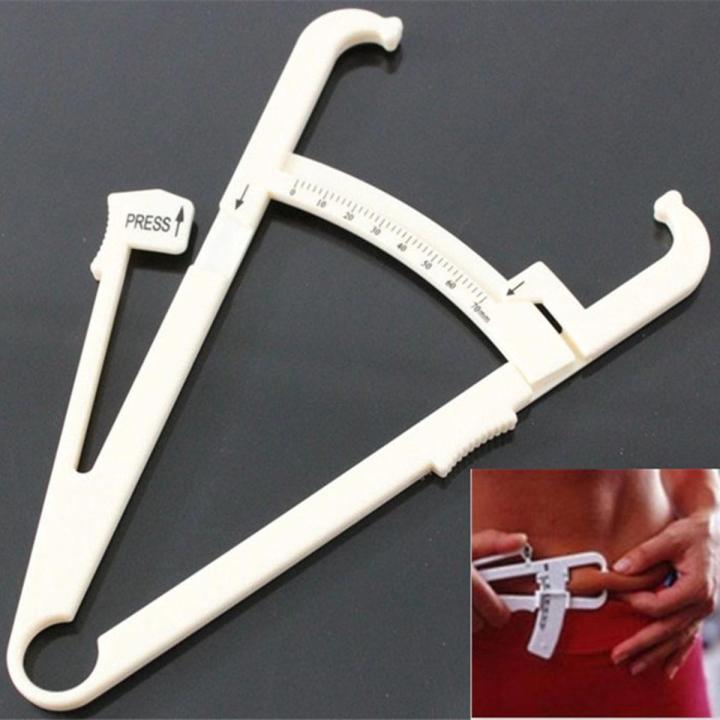 1 Pc Personal Body Fat Caliper Skin Analyzer Measure Keep Health Tester White