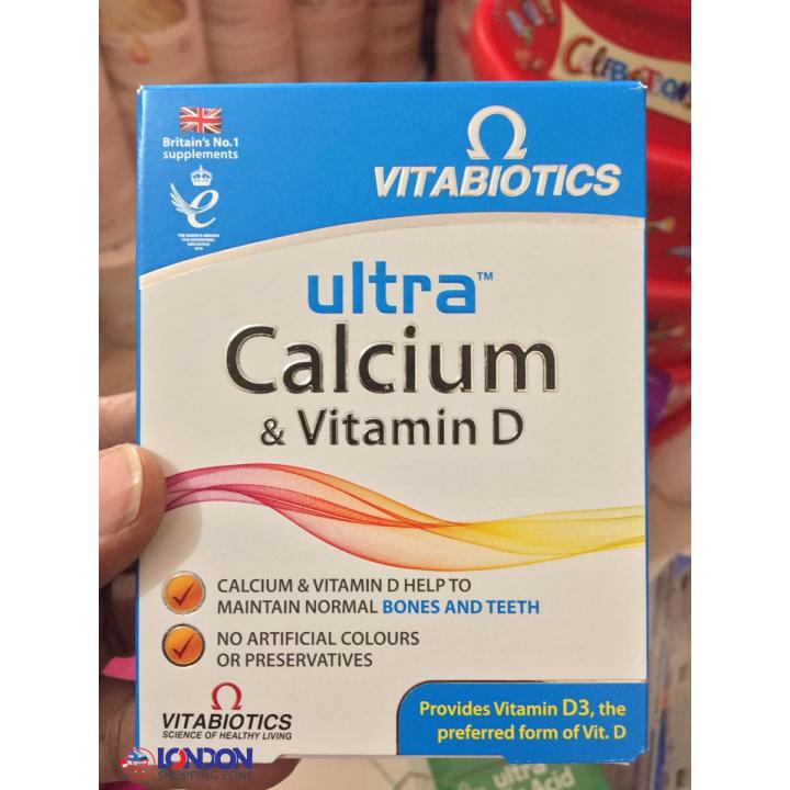 Ultra Calcium Vitabiotics Ultra Calcium & Vitamin D 30 Tablets UK | Daraz.com.bd