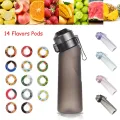 Air Up Flavored Water Bottle Scent Water Cup 3 Free Pods！Flavored Sports Water Bottle For Outdoor Fitness With Straw Flavor Pod. 