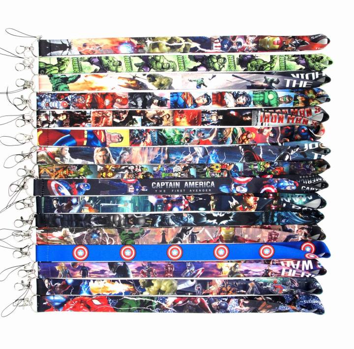 Captain United States, Avengers, lanyards, ID card, mobile phone tag lanyard, halterneck key chain, lanyard